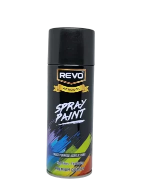 black spray paints