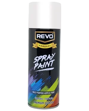 white spray paint